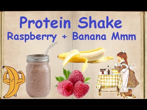 Protein Shake Raspberry + Banana Mmm / Book of recipes / Bon Appetit