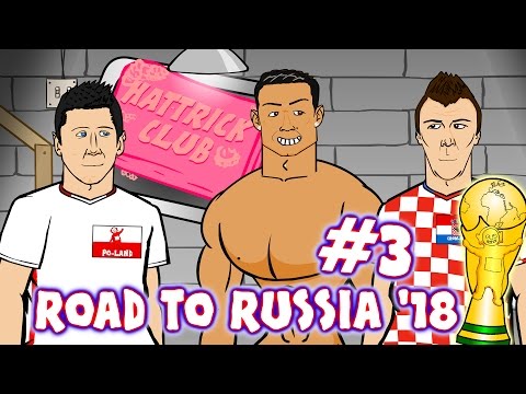 Hat-Trick Club #3 (Ronaldo Mandzukic Lewandowski)(Road to Russia 2018)