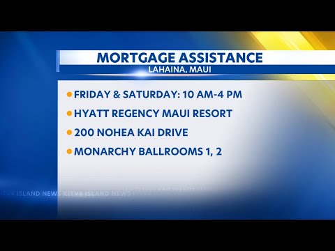 DCCA hosts a mortgage assistance event for businesses and homeowners impacted by Maui wildfires