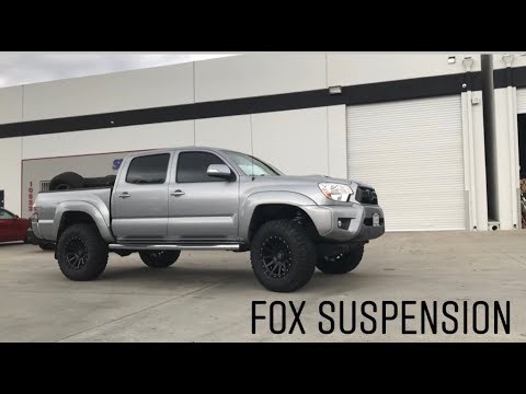 2nd Gen Tacoma Lifted Fox Suspension Icon Compression Wheels