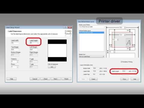 How to set label dimensions in NiceLabel