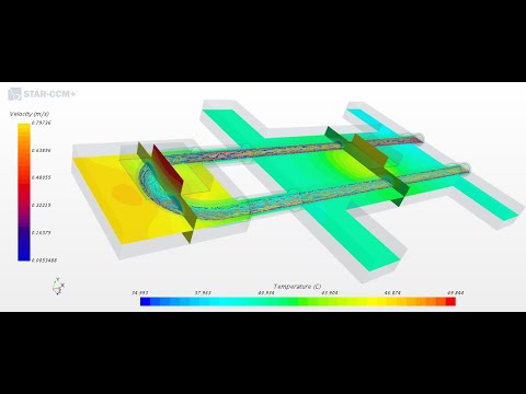 Star-CCM+ Tutorial 1- Cooling a 2 CPU System (Conjugate Heat Transfer Case Analysis)