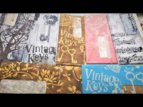 How to Make Big Journal Cards with Junk Mail Envelopes! Pt 1 Tutorial Junk Journal Fun Paper Outpost