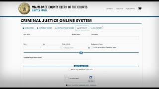 Miami Dade County Inmate Search