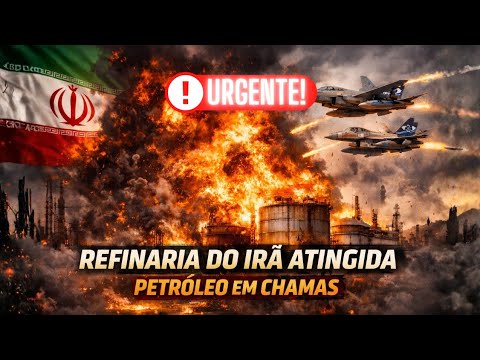 ISRAEL E EUA ATACAM REFINARIA DO IRÃ — PETRÓLEO EM CHAMAS!