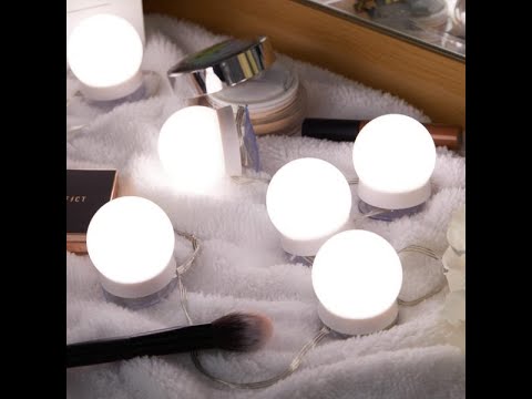 Éclairez votre routine de beauté avec notre Kit de lumières LED Hollywoodiennes pour miroir