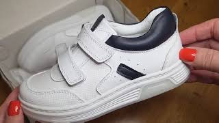 Кроссовки Toddler белые с черным  7442