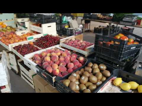 Summer morning Figueres Catalonia Spain Walking tour