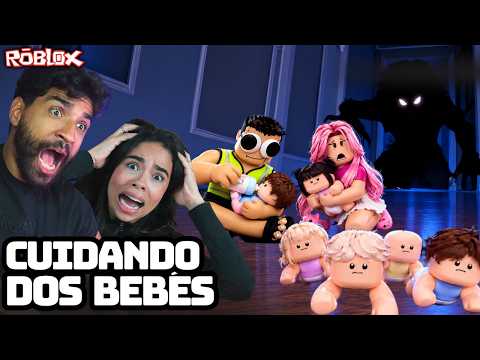 VIRAMOS BABÁS PARA CUIDAR DOS BEBÊS CONTRA AS ANOMALIAS | Roblox