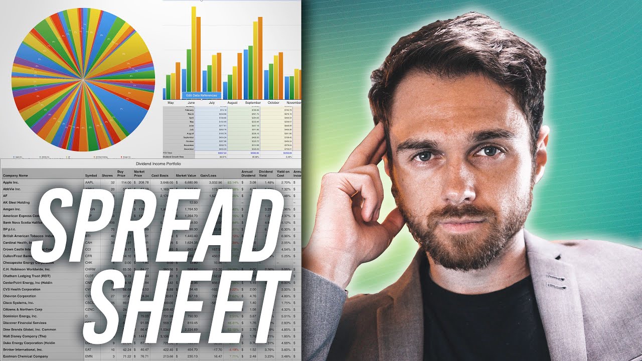 How to Track Passive Income - SPREADSHEET (Dividend Income)