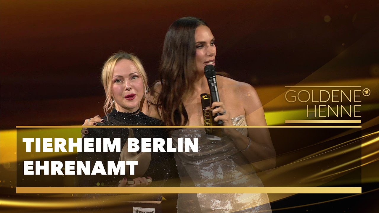 Die ehrenamtlichen Helfer des Tierheims Berlin bekommen den Ehrenpreis Ehrenamt | Goldene Henne 2026