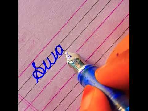 "Swarit" Beautiful 😍 name in Cursive✌️#trending #viral #calligrapherambesh #shorts