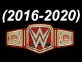 WWE Universal Championship History 2016 2020