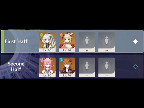 3.1/3.2 Spiral Abyss, 3.2 5★ Banner Teams - (Floor 12, 9★)