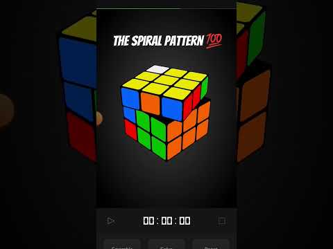 The Spiral Pattern 🔥 | #shorts #trending #viral #cube