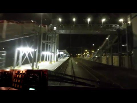 A train driver's view: Groningen - Lelystad, VIRM, 28-Mar-2016.