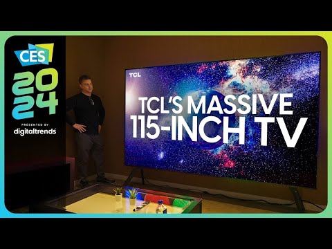 First Look at TCL’s 115-Inch QM89 TV | The World’s Largest Mini-LED TV at CES