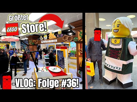 Größter LEGO Store Deutschlands eröffnet 😨 | Ordnung im Museum 🌚 | LEGO Vlog #36