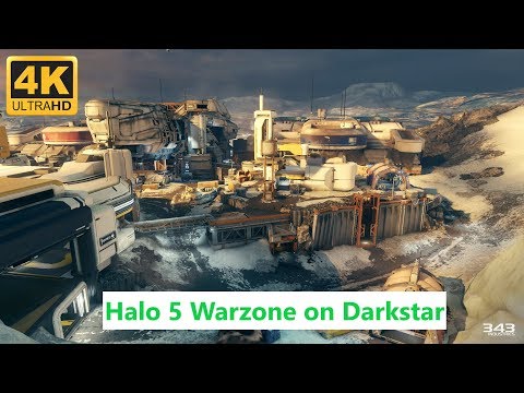 [4K] Halo 5 Warzone on Darkstar. Scaring people in my Ghost 👻