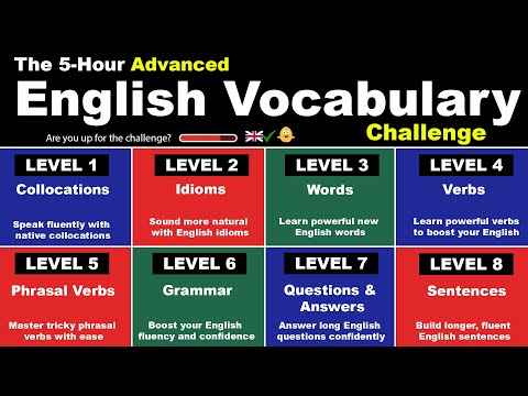 The 5-Hour Advanced English Vocabulary Challenge!