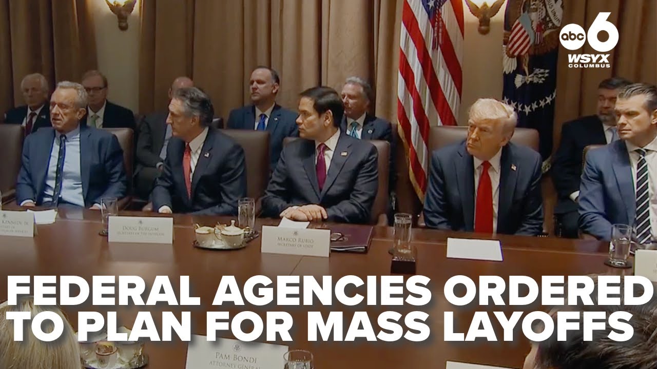 Trump administration orders federal agencies to draft plans for large-scale firings