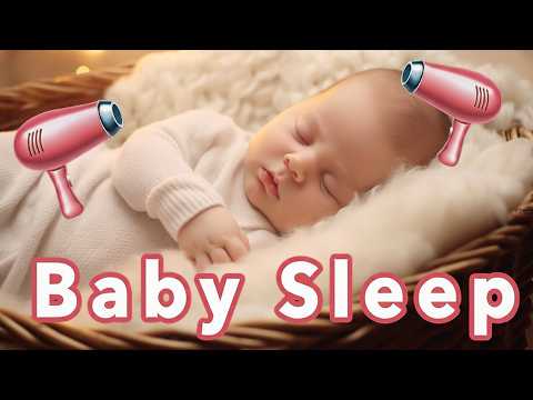 120min - Baby Fön Geräusch zum einschlafen | Haarfön für Babys / Hair Dryer Sleep Sounds