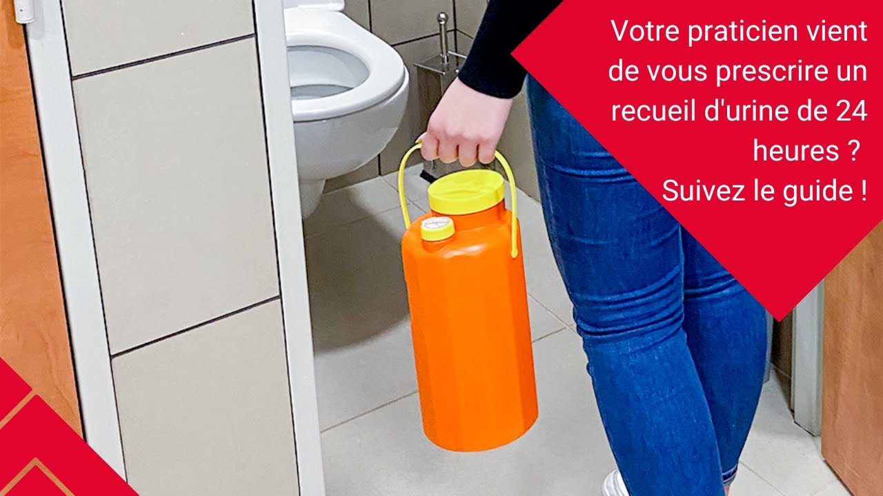 Votre praticien vient de vous prescrire un recueil d'urine de 24 heures  Suivez le guide !