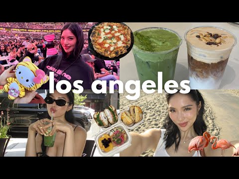 A week in LA 🌴: Blackpink concert, big backtivities, matcha, shopping, chit chat! 🍔 🌊