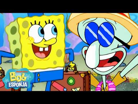 Bob Esponja | Todas las vacaciones de la historia 🏝️ | Bob Esponja en Español