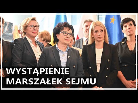 Bruksela - otwarcie wystawy "UKRAINKA". Wystąpienie Marszałek Sejmu