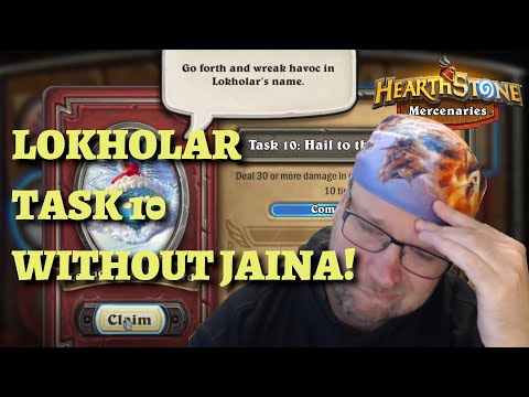 How to Complete Lokholar Task 10 Deal 30 Damage using Hail Storm (Hearthstone Mercenaries guide)