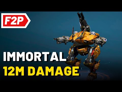 Fenrir Hammer Mace deals 12 Million Damage - War Robots F2P