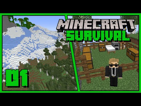 Minecraft - nowy świat, początek, pierwsza noc | Minecraft 1.19 Survivalowy Poradnik
