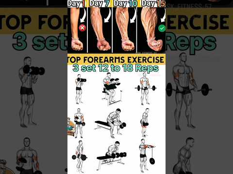 BEST FOR ARMS WORKOUT GROWTH 15 DAY 📈💯✅#forearms #armsworkout#fitnesstips#gym#short#motivation