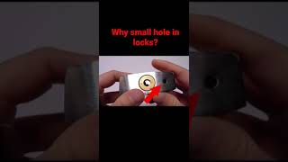 Why small hole in locks? | Ahmar Tv #shorts