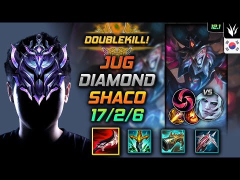 Shaco Jungle vs Viego - 정글 샤코 드락 칼날비 - LOL KR 12.1