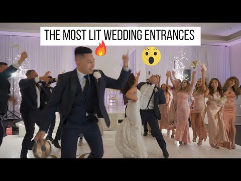 The most LIT wedding entrances of 2022