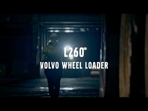 The new generation L260 wheel loader from Volvo