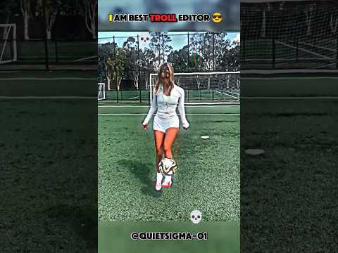Football Male Vs Female || troll face edit song|| Troll Face 💀🔥 #trollface #shortsviral #shorts