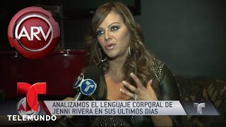 El lenguaje corporal de Jenni Rivera lo dijo todo | Al Rojo Vivo | Telemundo