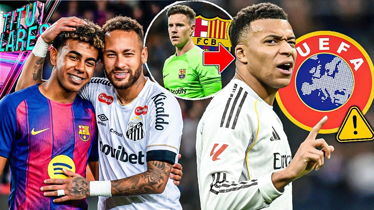 Madrid 'sospecha' de la UEFA | ¡Limpia en el Barcelona! | "Mbappé es un fiasco" | Ney elogia a Yamal