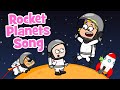 Rocket Song For Children Rocket Planets Song Hooray Kids Songs Nursery Rhymes Space
