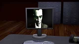 Half Life2 trailer on PC Screen
