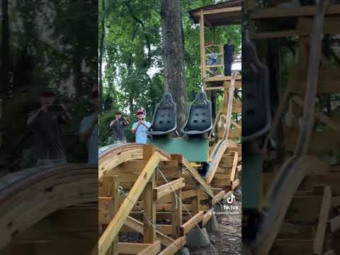 Backyard Roller Coaster Test Run
