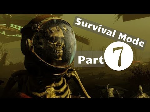 FALLOUT 4: SURVIVAL MODE Let's Play Part 7 (PC Gameplay Walkthrough)