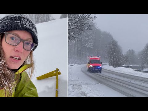 Alarmstufe Rot in Bayern: Wind und Neuschnee führen zu tückischen Schneeverwehungen