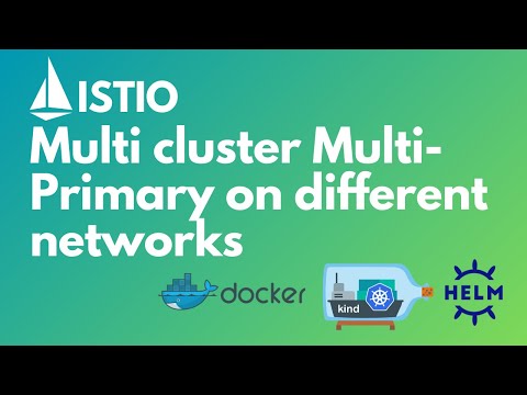 Istio Multi cluster Multi-Primary on different networks using Kind