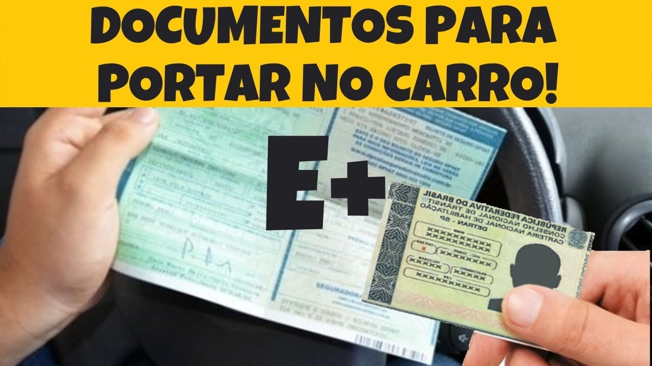 WHAT ARE THE MANDATORY DOCUMENTS THAT THE DRIVER MUST CARRY IN THE VEHICLE