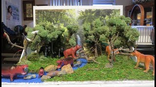 HOW TO MAKE A RAINFOREST DIORAMA (6th Grader project)