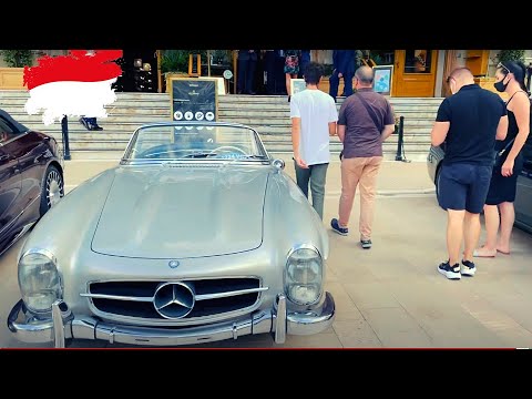 Supercar monaco 2021 Monte Carlo Summer luxurylife Lamborghini Aventador SVJ x2, Ferrari F12 4K Tour